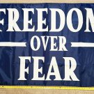 Donald Trump Flag Freedom Over Fear Be Desantis Army USA Sign 3x5'