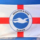 Brighton Football Club Flag Red White 3x5ft Banner polyester