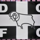 Derby County Football Club Flag Black White 3x5ft Banner Polyester
