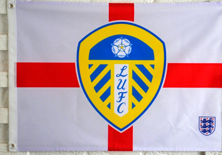 Leeds Utd Football Club Flag White 3x5ft Banner Polyester