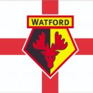 Watford F.C. Football Club Flag 3x5ft Banner Polyester Red White