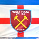 West Ham Football Club Flag 3x5ft Banner Polyester