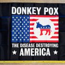 Donald Trump Flag Donkey Pox Black Save America Desantis USA Sign 3x5'