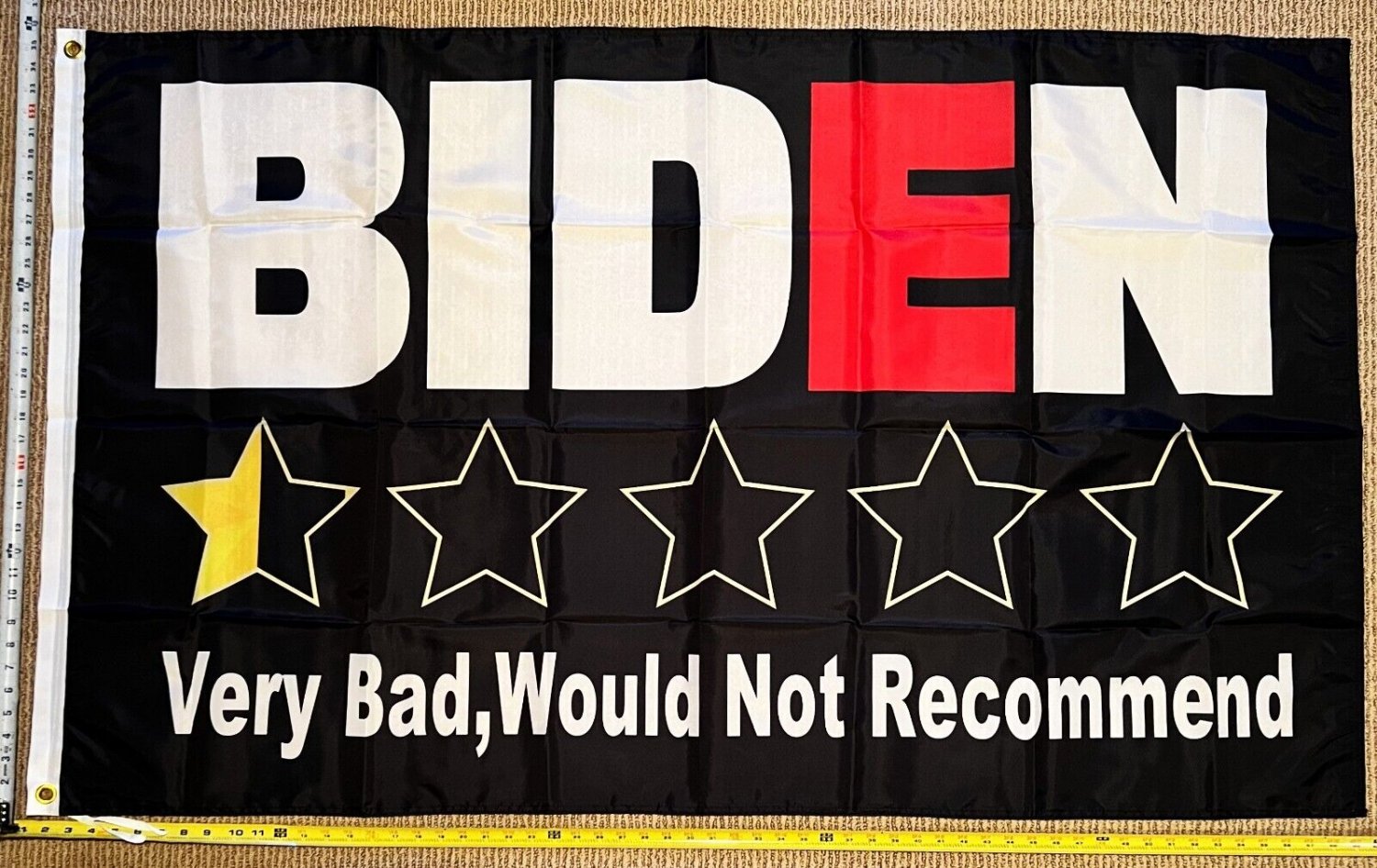 Donald Trump Flag Biden Half Star B America Desantis USA Sign 3x5'