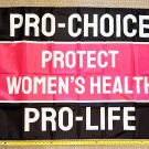 Pro Women Pro Choice Flag Woman's Human Rights Pro C USA Sign 3x5'