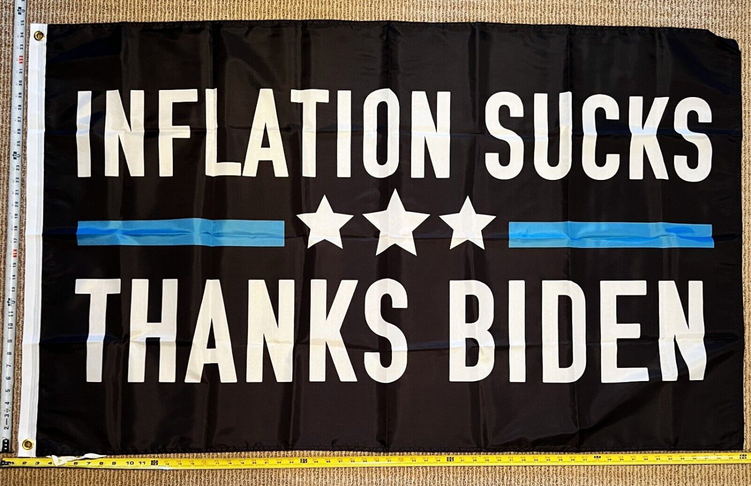 Donald Trump Flag Inflation Suck Republican Desantis USA Sign 3x5'