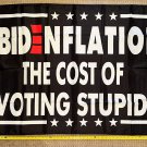 Donald Trump Flag Bidenflation Black Republican Desantis USA Sign 3x5'