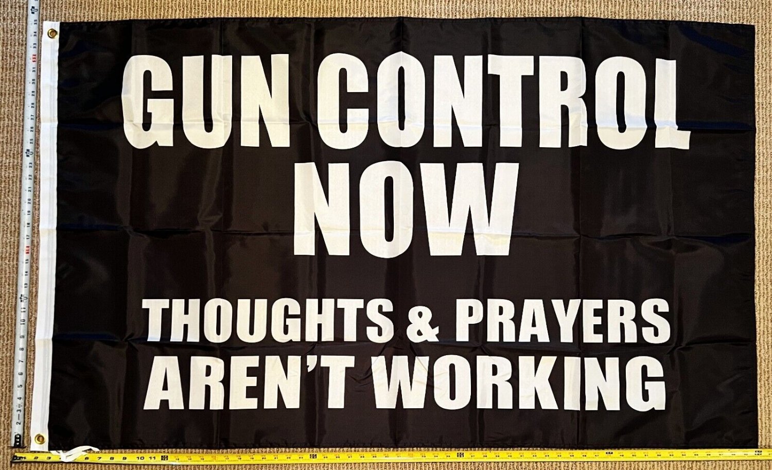 Democrat Flag Gun Control Save Children Save America USA Sign 3x5'