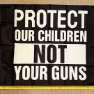 Democrat Flag Protect Children Not Guns Save America USA Sign 3x5'