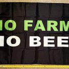 Beer Flag No Farms No Beer Black Busch Twisted USA Sign Poster 3x5'
