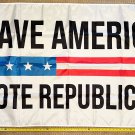 Republican Flag Save America Trump Desantis America USA Sign 3x5'