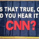 Donald Trump Flag CNN Lies Blue America USA Desantis USA Sign 3x5'