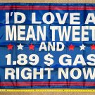 Donald Trump Flag Mean Tweet Blue Republican Desantis USA Sign 3x5'