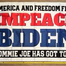 Donald Trump Flag America Impeach Biden White Desantis USA Sign 3x5'