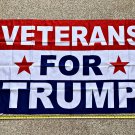 Donald Trump Flag Veterans for Trump NEW 3x5 Make America Great!