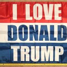 Donald Trump Flag Love Save America Jesus Freedom USA Sign 3x5'