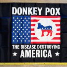 Donald Trump Flag Donkey Pox Black Save America Desantis USA Sign 3x5'