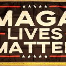 Donald Trump Flag MAGA Lives Matter Black Desantis USA Sign 3x5'