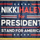 Nikki Haley Flag 2024 Blue Biden America Desantis Republican USA Sign 3x5'