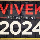 Vivek Ramaswamy Flag 2024 Blue Democrat Save America USA Sign 3x5'