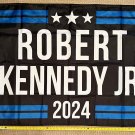 Robert Kennedy Flag  Black RFK JR 2024 Democrat America USA Sign 3x5ft