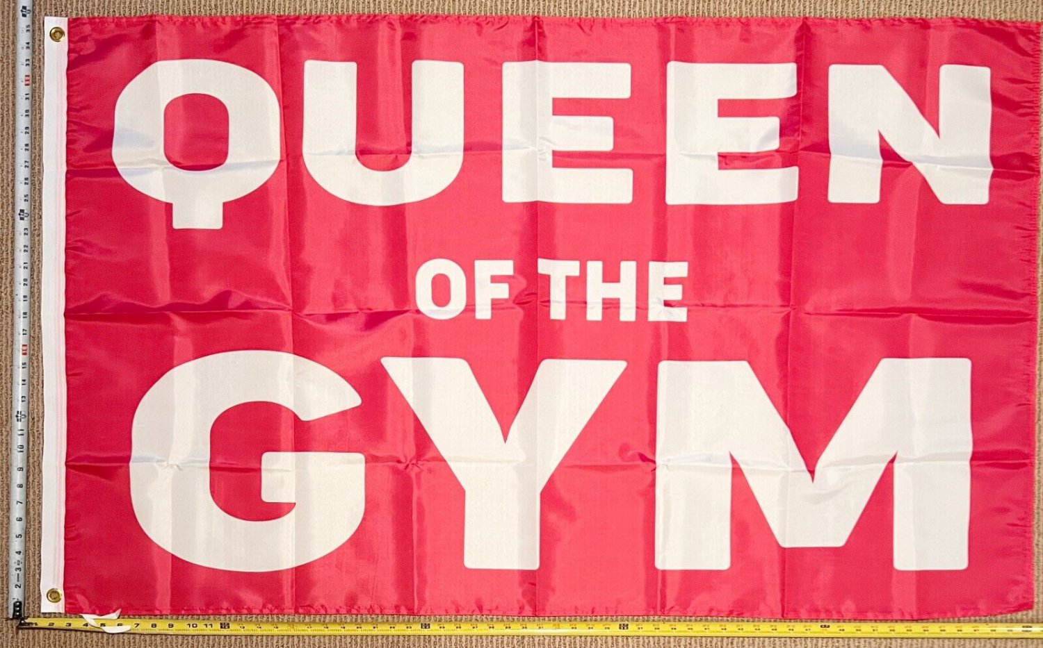 Motivation Flag Nobody Cares Work Harder 17 Gym Banner Sign 3x5'