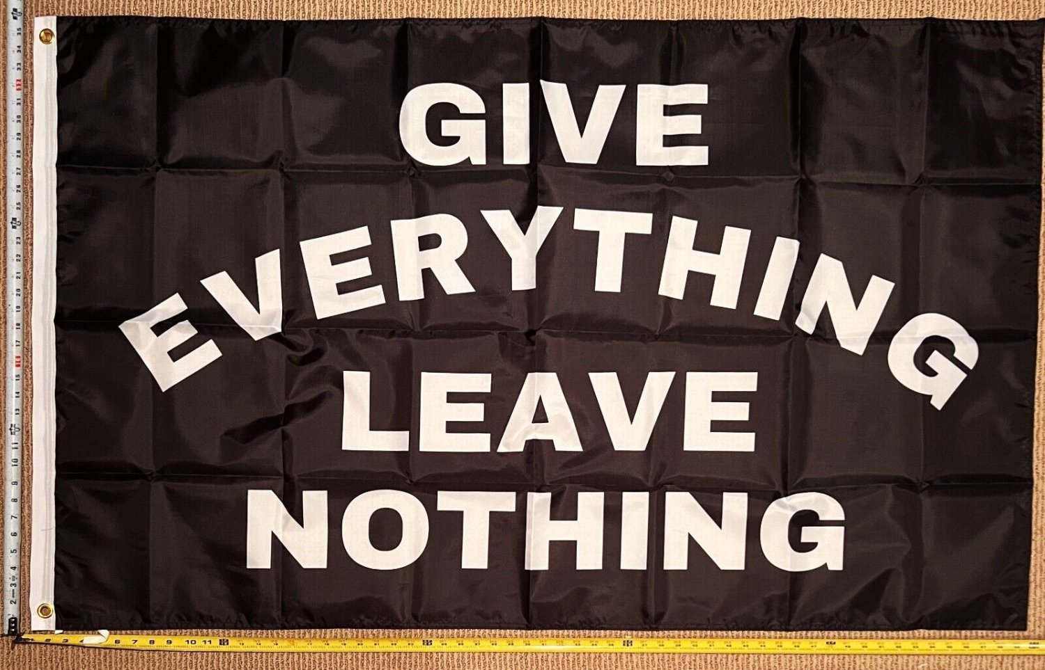 Motivation Flag Nobody Cares Work Harder 7 Gym Banner Sign 3x5'