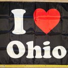 Ohio Against The World Flag I Love Ohio B Dorm Beer Sign USA 3x5'