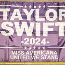 Taylor Swift Flag Pur Travis Kelce Swifties Dorm Beer Sign USA 3x5ft