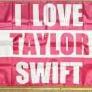 Taylor Swift Flag Love Travis Kelce Swifties Dorm Beer Sign USA 3x5ft