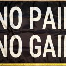 Motivation Flag Gym Workout Hard Work Sign America Beer USA 3x5' 9