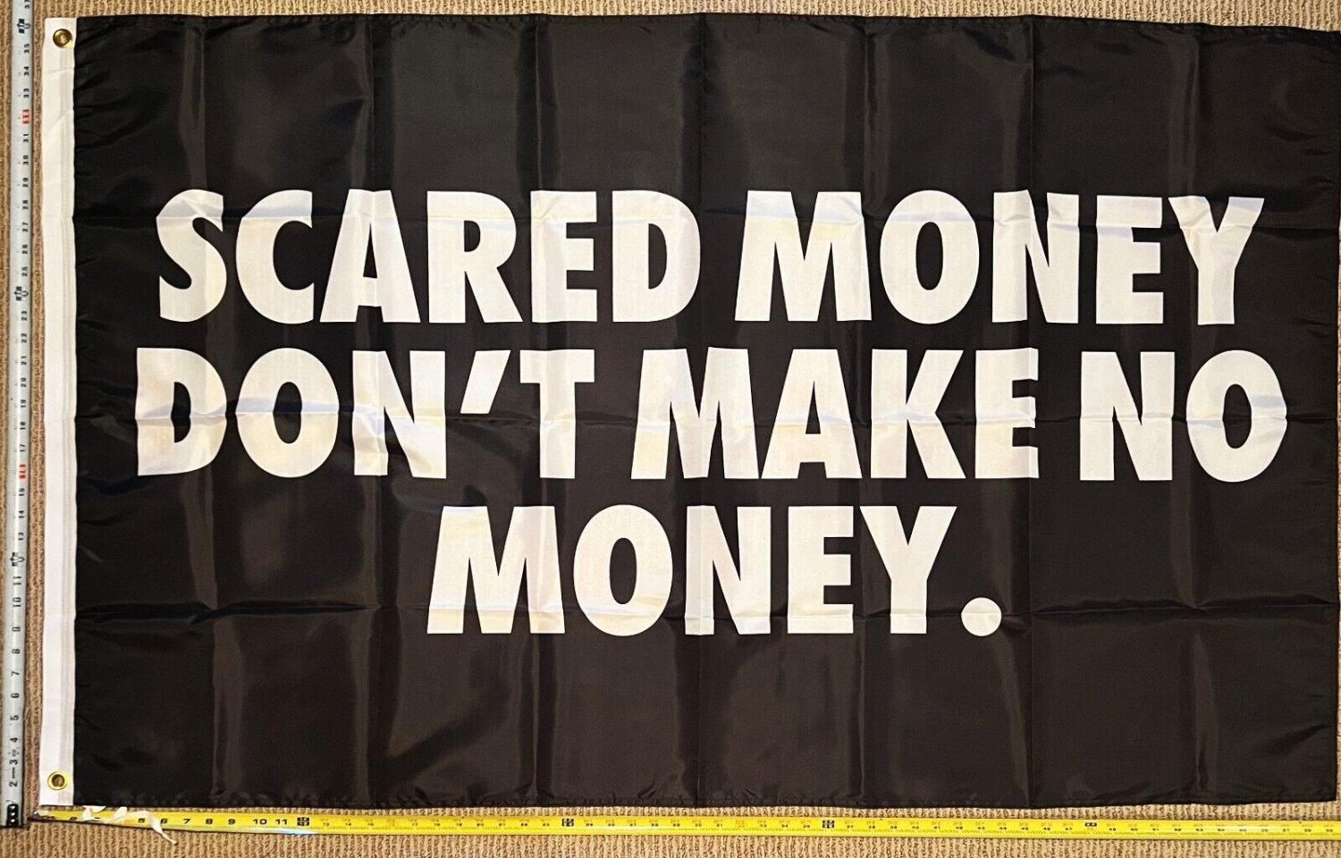 Motivation Flag Gym Workout Hard Work Sign America Beer USA 3x5' 8