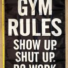 Motivation Flag 3 Gym Workout Hard Work Sign America Beer USA 3x5' 3