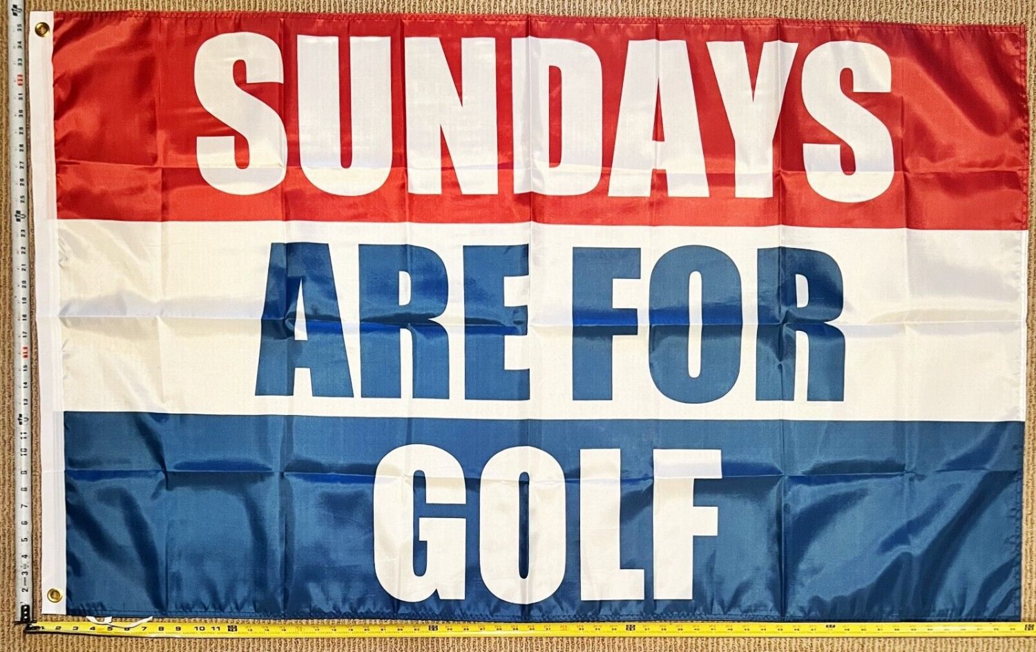 Beer Flag Golf TB Save America Racing Farm Dorm Room USA Sign 3x5'