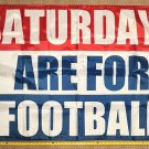 Football Flag Sat Beer Golf Dorm Man Cave College Banner USA 3x5'