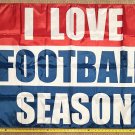 Football Flag Love Beer Golf Dorm Man Cave College Banner USA 3x5'