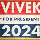 Vivek Rumaswamy Flag2024 Republican America Trump USA Sign 3x5'