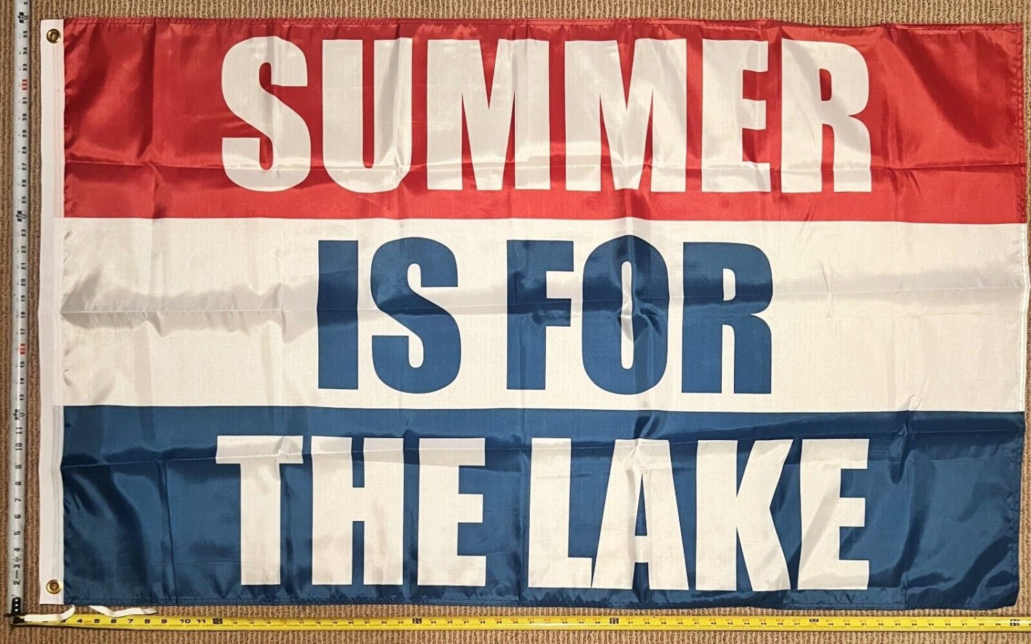 Boating Flag Lake Sports Man Cave College Dorm Room Sign USA 3x5ft