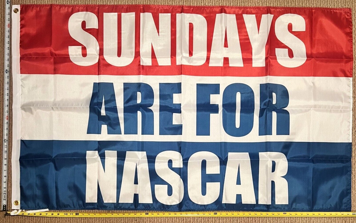 Racing Flag  Dirt Track American Beer Nascar Poster USA Sign 3x5'