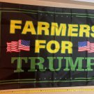Donald Trump Flag Farmers John Deere America Freedom Sign USA 3x5