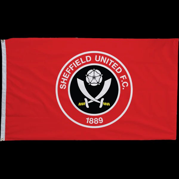 Sheffield United FC Flags  Red 3x5ft polyester Sheffield United banner