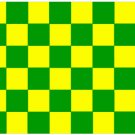 Norwich City Check Football Club Flag 3x5ft Banner Polyester