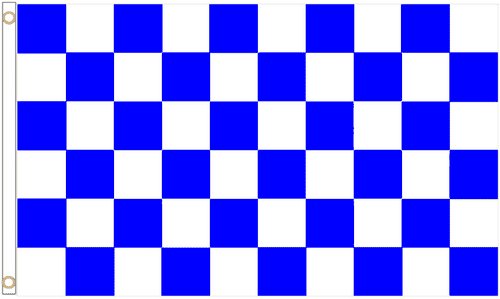 Cardiff City Check Flag 3x5ft Banner Polyester