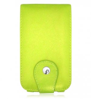 Apple iPhone Green Leather Case - M Series