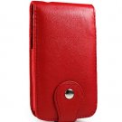 Apple iPhone Red Leather Case - M Series