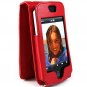 Apple iPhone Red Leather Case - M Series