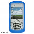 Silicone Skin Cover Case for BlackBerry 8130 Pearl - Blue