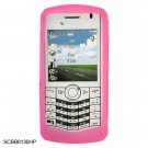 Silicone Skin Cover Case for BlackBerry 8130 Pearl - Pink