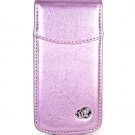 Premium Leather Case for BlackBerry 8130 Pearl - Purple