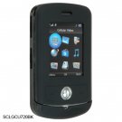 Silicone Skin Cover Case for LG Shine CU720 - Black